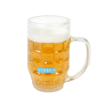 Maßkrug 0,5 l weiß