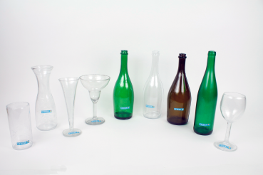 Sektglas weiß